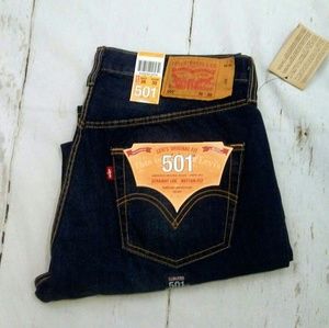 NWT Men's Levi's 501 Button Fly 36/30